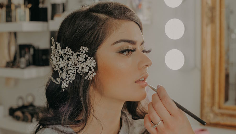 successful makeup application