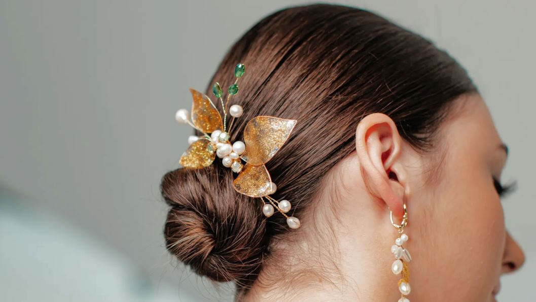 sparkling hairpieces